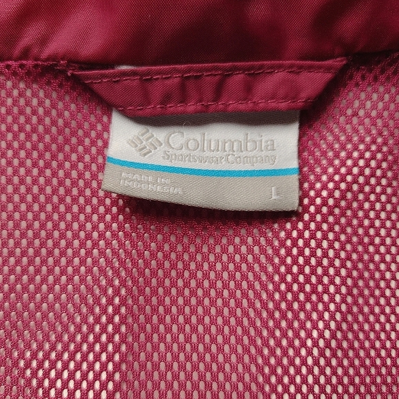 Columbia Raspberry Red Arcadia II Waterproof Rain Jacket - Picture 3 of 5